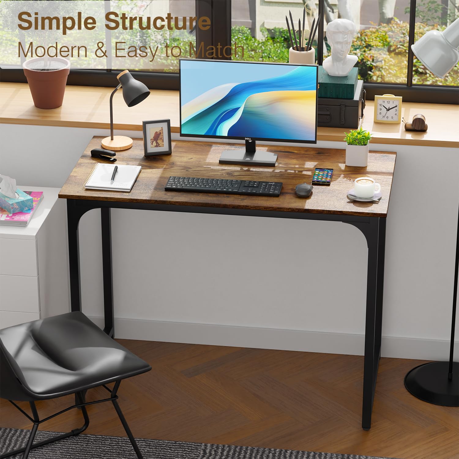 【人気商品】FDW(Factory Direct Wholesale) PCデス Amazon.com: FDW 47 inches Computer Desk/Home Office Desk/Writing